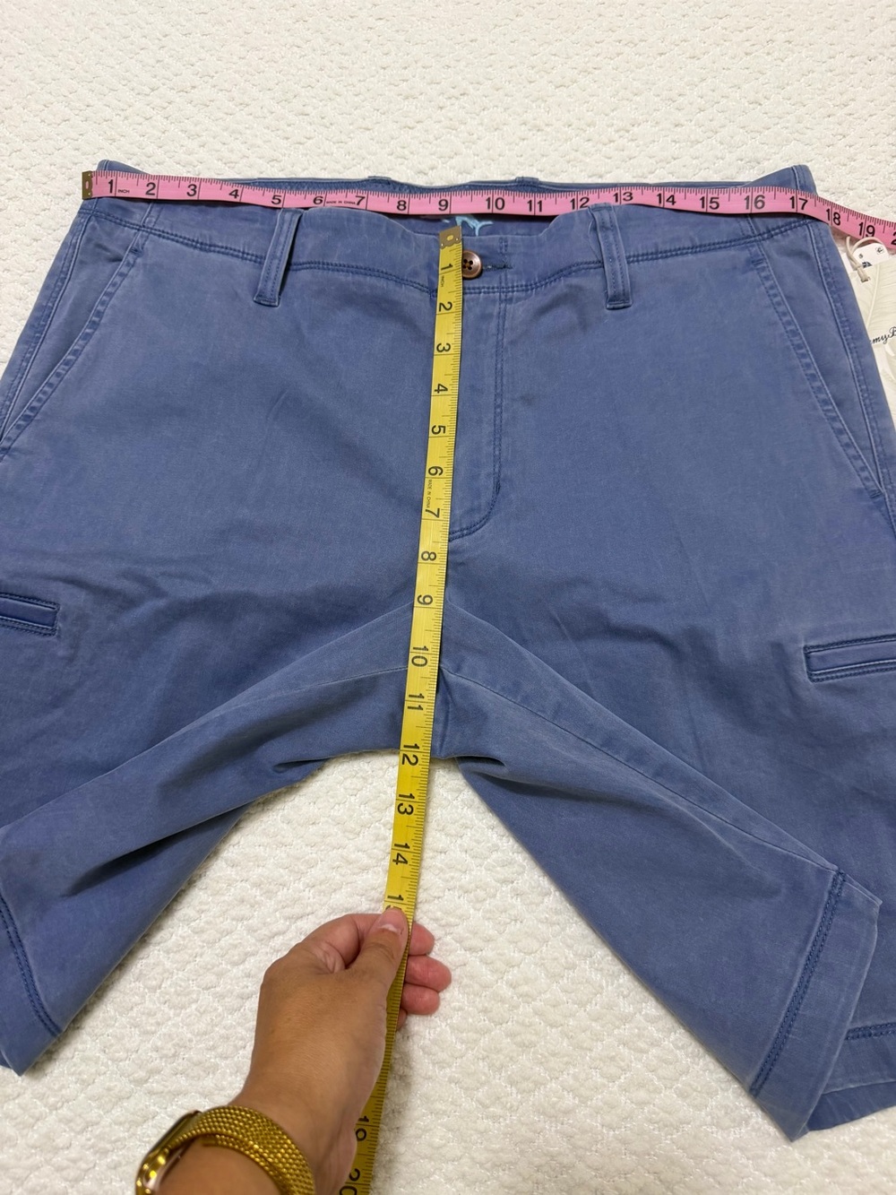 Tommy Bahama Boracay Cargo Shorts Port Side Blue Men’s Size 33 NWT - Picture 10 of 12